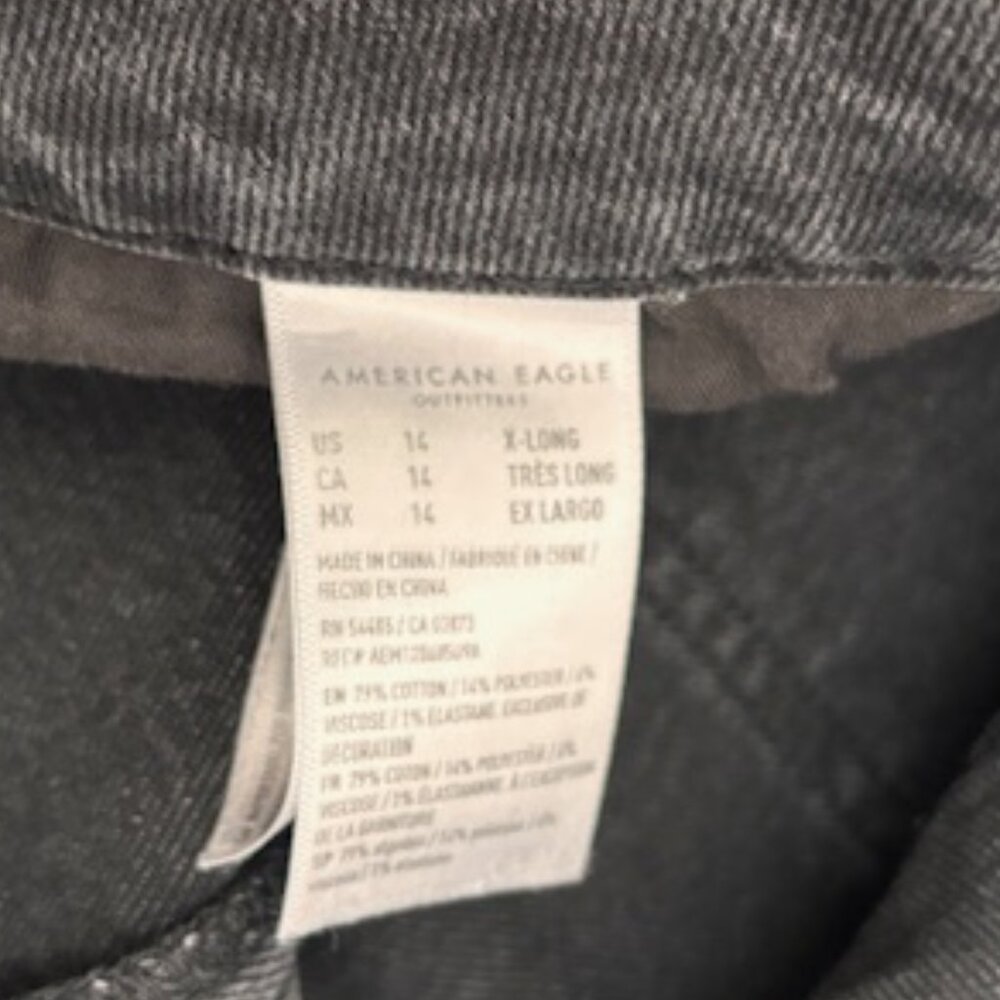 American Eagle Curvy Mom Jean Women’s 14 X-Long - Picture 8 of 8